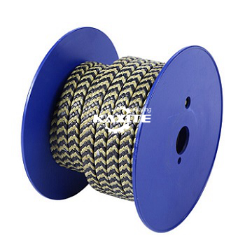 Graphite PTFE และ Aramid Fiber ในการบรรจุ Braided Pack Zebra